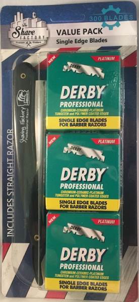 "Derby Professional Value Pack - Premium Razor Blades For Smooth And Precise Shaving"