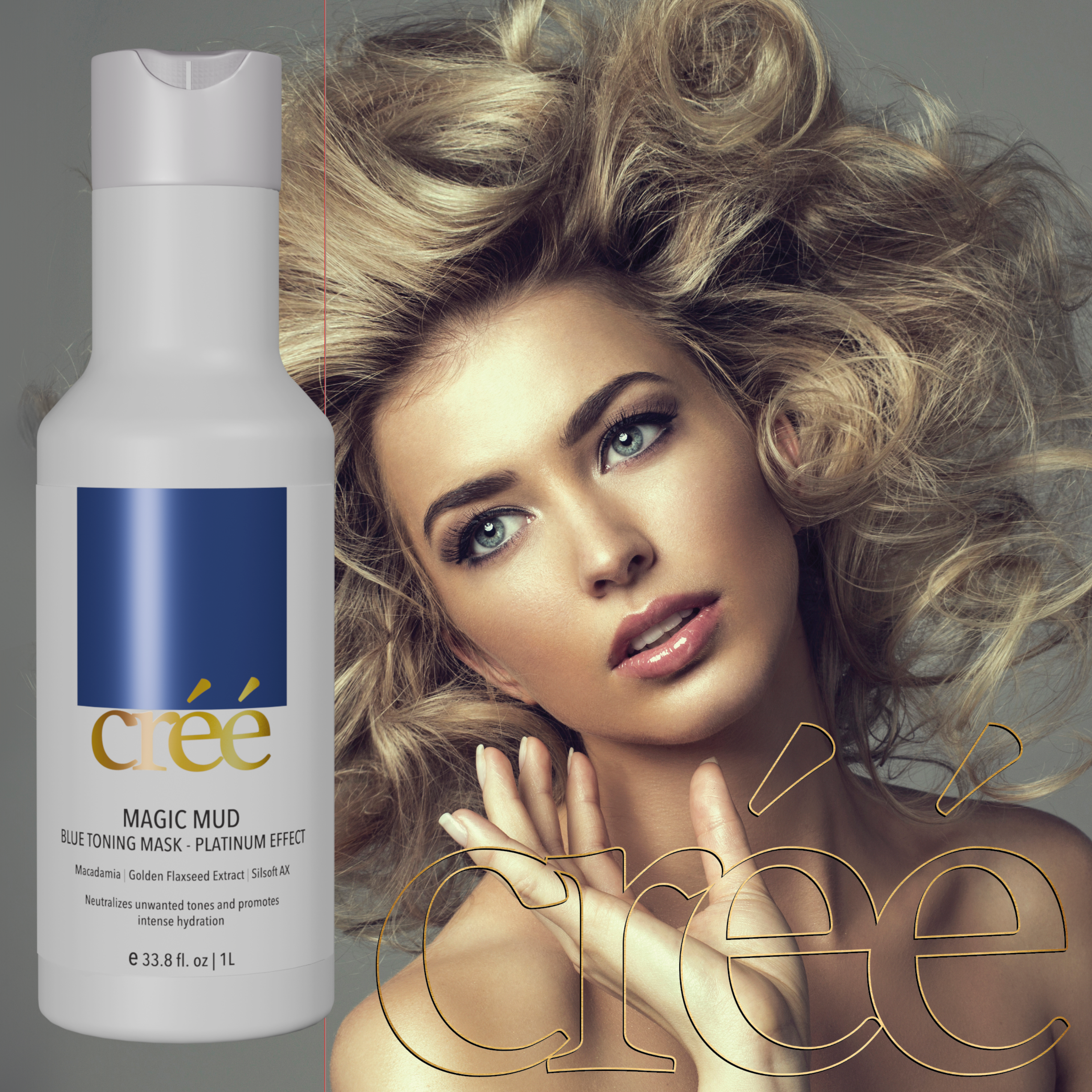Cree Magic Mud Blue Toning Mask Platinum Effect Blue Toning Mask Platinum Effect