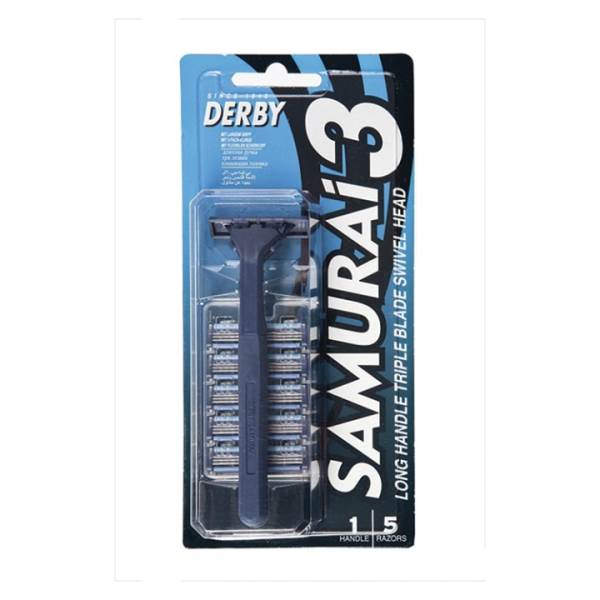 Derby Samurai 3 Tripblade Non-Disposable Razor