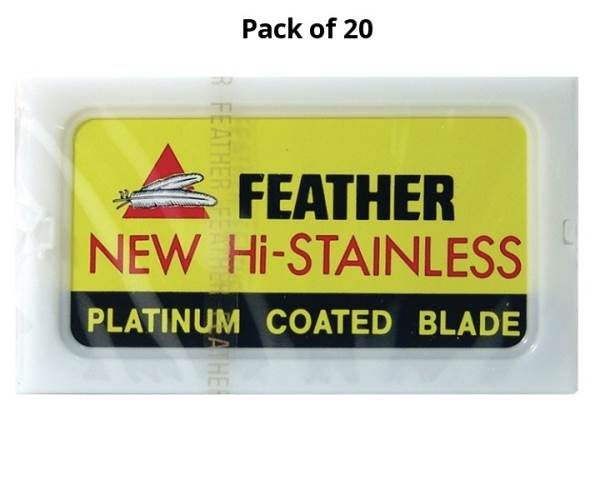 Feather Double Edge Razor Blades - 200 Count