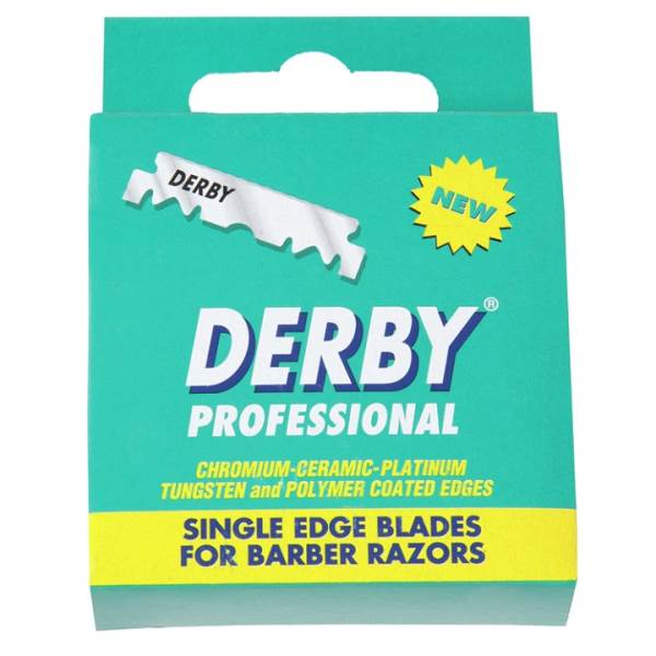 Derby Single Edge Razor Blades Hanging Pack