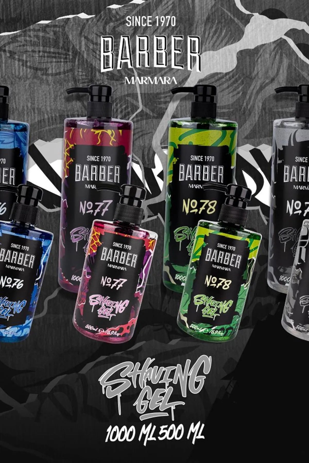 Marmara Barber Barber Gel Afeitar 1000 Ml Nº 77