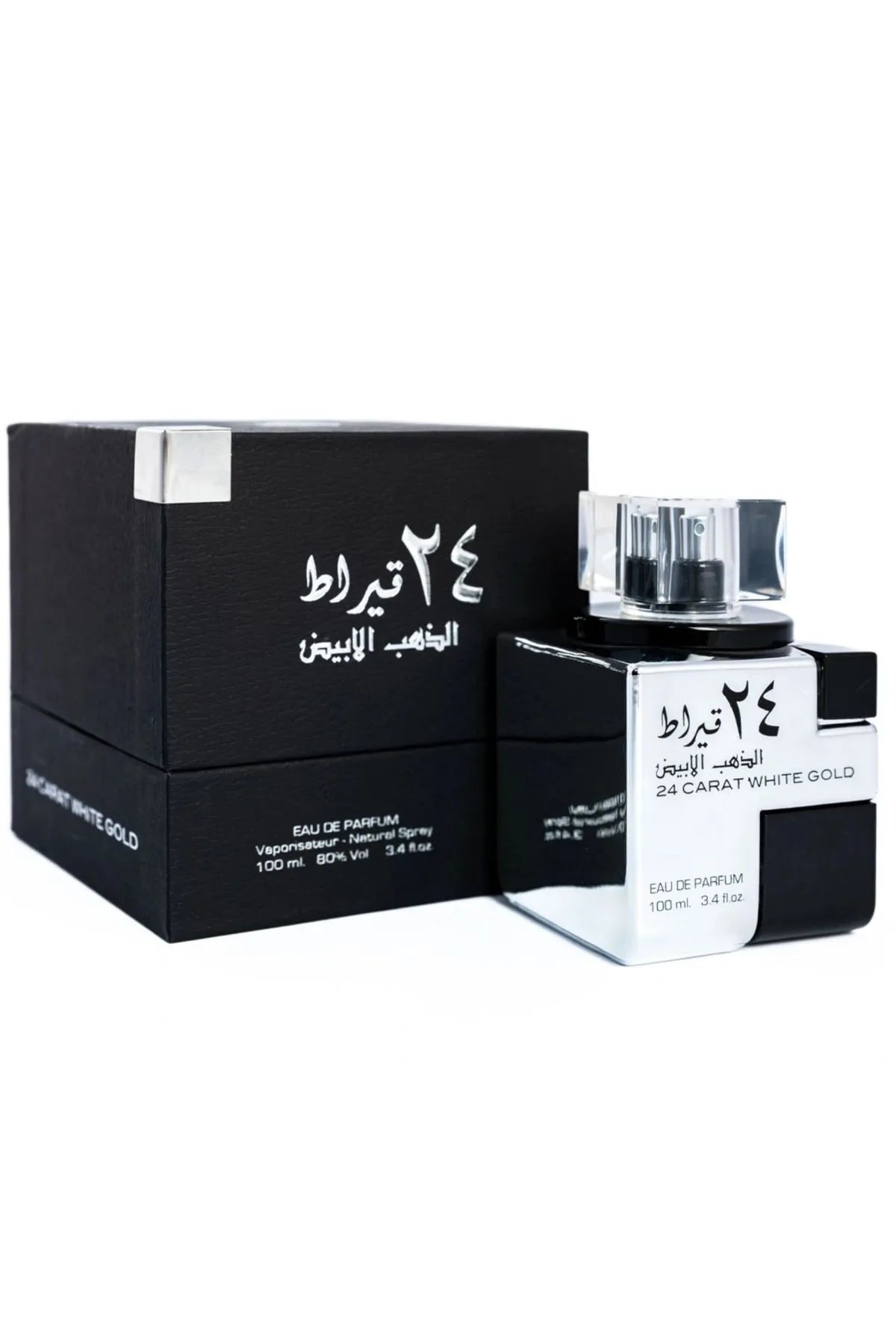 Lattafa 24 Carat White Gold M EDP 100ml Boxed