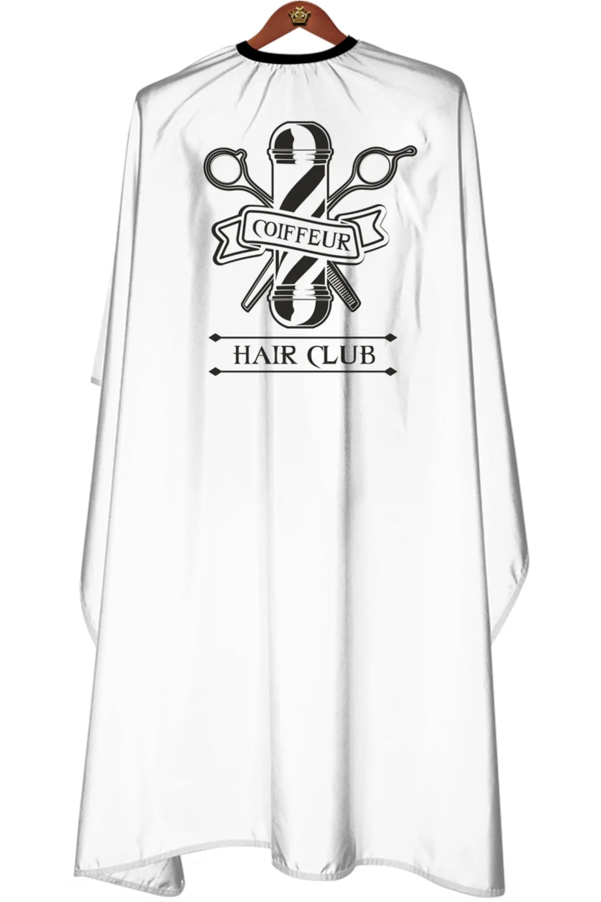 Kuatek Professional Barber Club Cape White