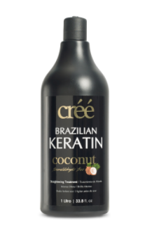 Cree Brazilian Keratin Treatment 33.8Oz - Deep Conditioning Hair Mask For Smooth And Frizz-Free Hair