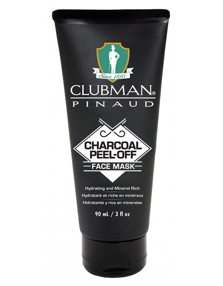 Clubman Charcoal Peel-Off Face Mask, 3 Oz