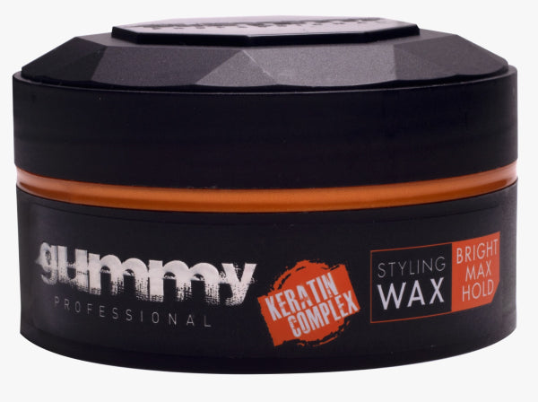 Gummy Hair Styling Wax Bright Finish - Strong Hold And Natural Shine