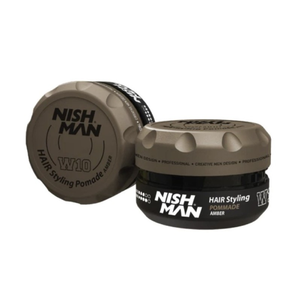 Nishman Water Based Hair Styling Pomade 100Ml - Strong Hold And Shine Formula