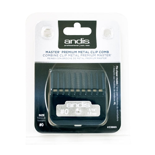 Master Premium Metal Clip Comb #2