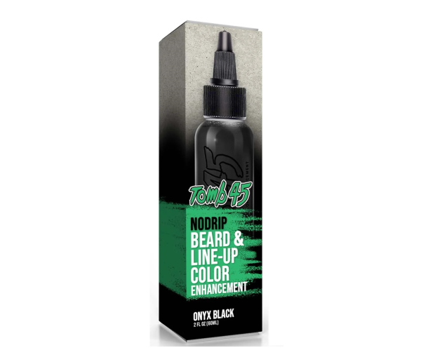 Tomb45 No Drip Color Onyx (Jet Black) - Professional Hair Dye For Precision Application