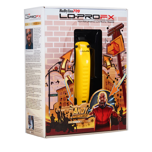 "Babyliss Pro Loprofx Yellow Influencer Trimmer"