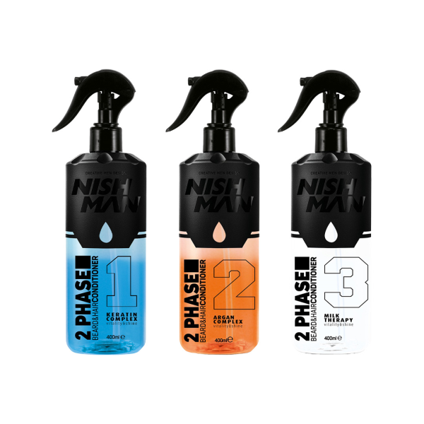 Nishman Argan Complex 2 Phase Conditioner 400Ml - Hydrating And Nourishing Hair Treatment