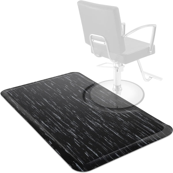Interstate Black Marble Rectangle Area Rug - 3'X5'