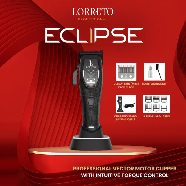 Lorreto Eclipse Clipper Camo Hair Trimmer - Professional Grade Clippers For Precision Haircuts