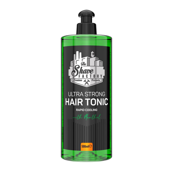 The Shave Factory Ultra Strong Hair Tonic With Menthol - 500Ml