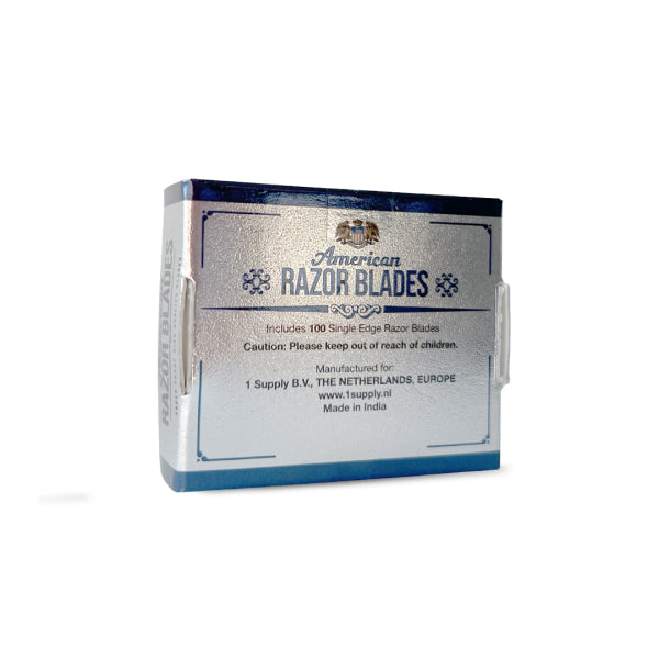 American Razor Blades Single Edge Razor Blades - 100 Count