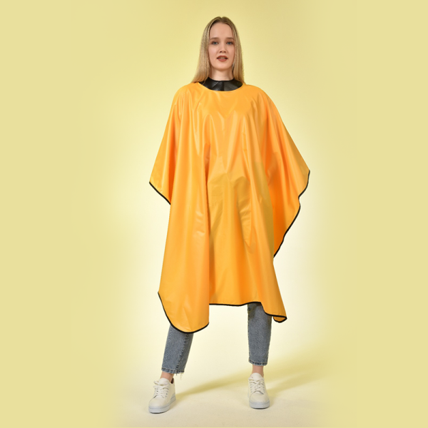 The Shave Factory Premium Yellow Hair Cutting Cape