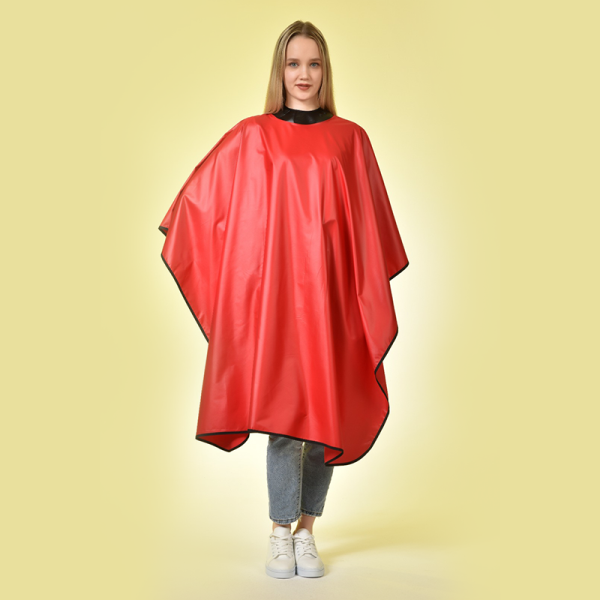 The Shave Factory Premium Red Hair Cutting Cape