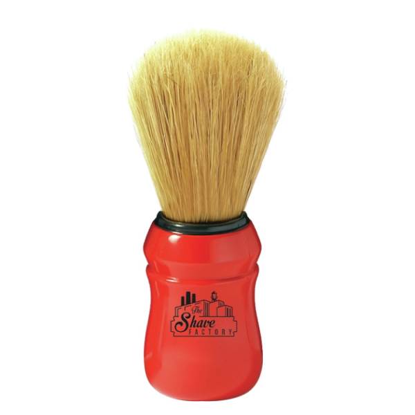 The Shave Factory Medium Shaving Brush - Professional Quality Synthetic Bristle Brush For Men'S Grooming And Shaving