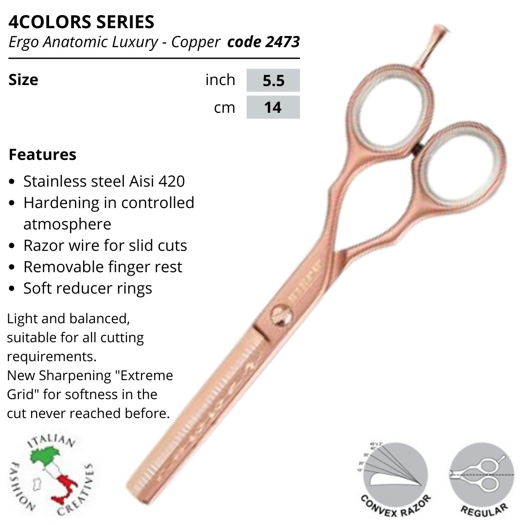 Kiepe Professional Luxury Copper Series Scissors Blending - 2473-5.5