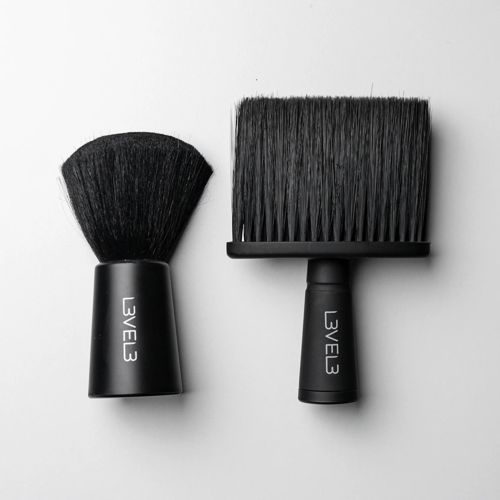 LV3 2PC NECK BRUSH SET BLACK