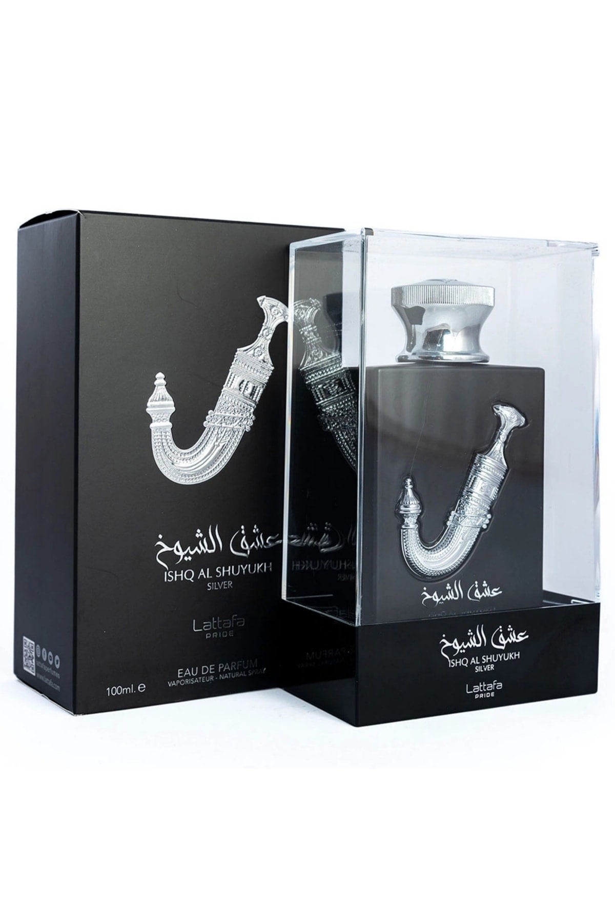 Lattafa Ishq Al Shuyukh Silver EDP M 100ml Boxed