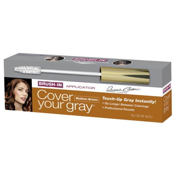 Lisa Rachel Cyg C Medium Brown Brush-In Wand - Long-Lasting, Natural Hair Color