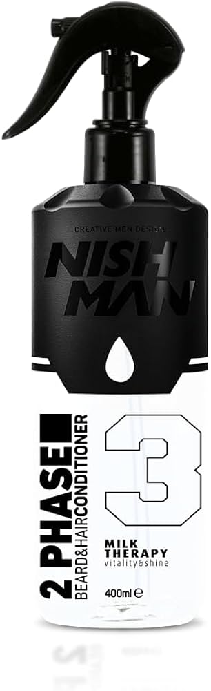 Nishman 2 Phase Milk Therapy Conditioner 400Ml - Hydrating And Nourishing Formula