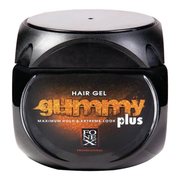 Gummy Hair Gel 500Ml Plus - Strong Hold Styling Gel