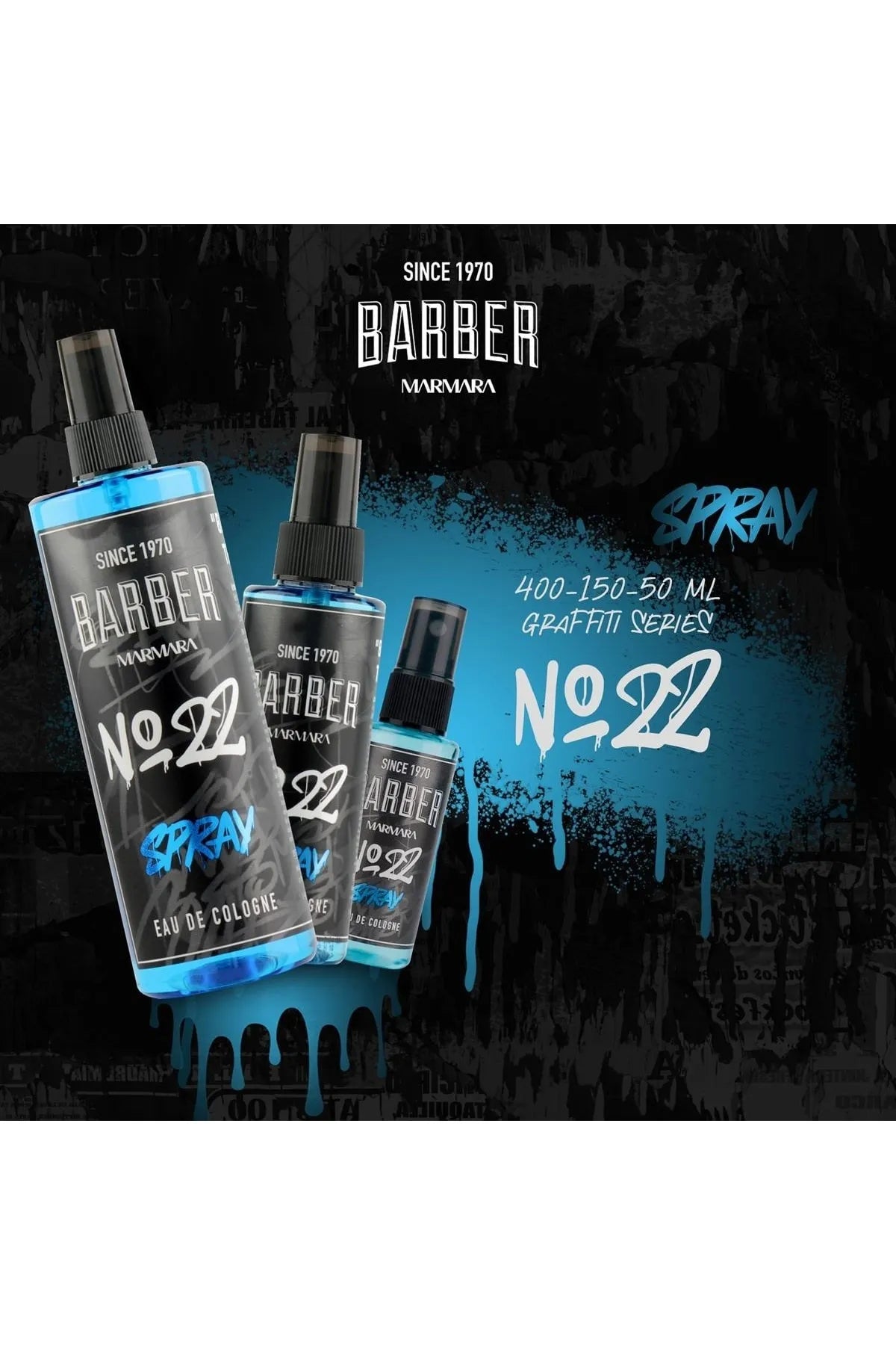 Marmara Barber Barber Cologne Graffiti 400Ml No.22