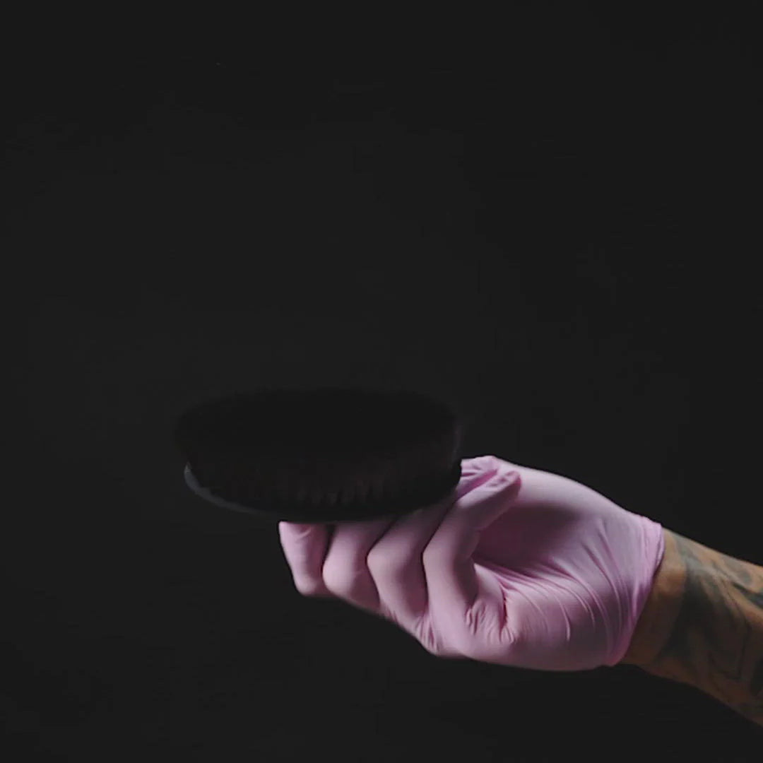 LV3 2PC NECK BRUSH SET BLACK