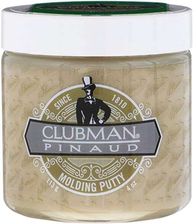 Clubman Molding Putty 113G 4Oz - Professional Grade Hair Styling Clay