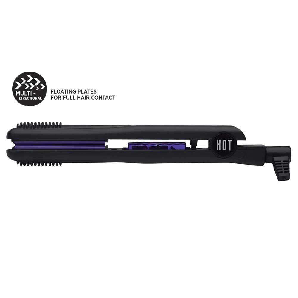 HOT TOOLS Professional Ceramic + Tourmaline Lightweight Flat Iron, 1 Inch