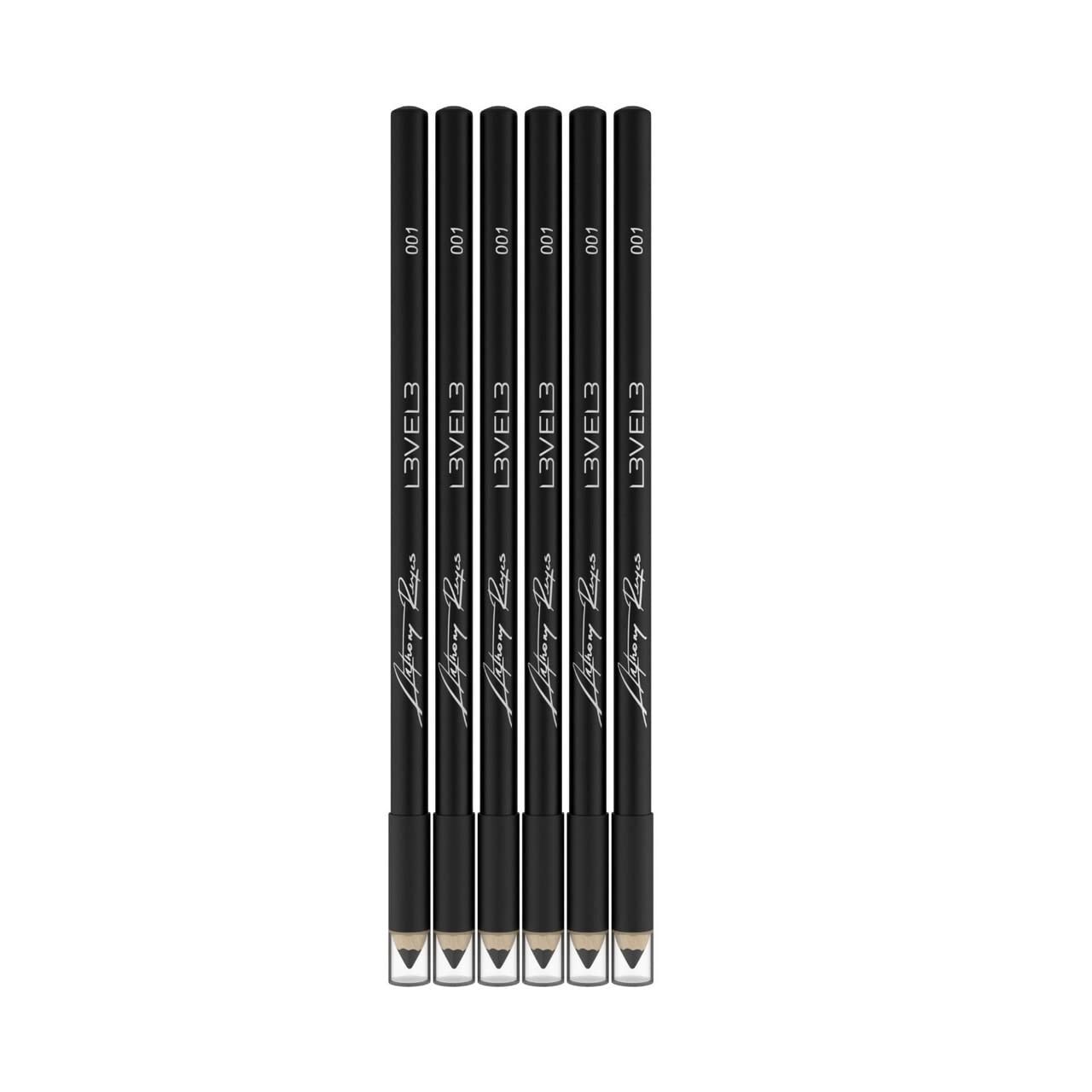 LV3 6PC LINER PENCILS BLACK