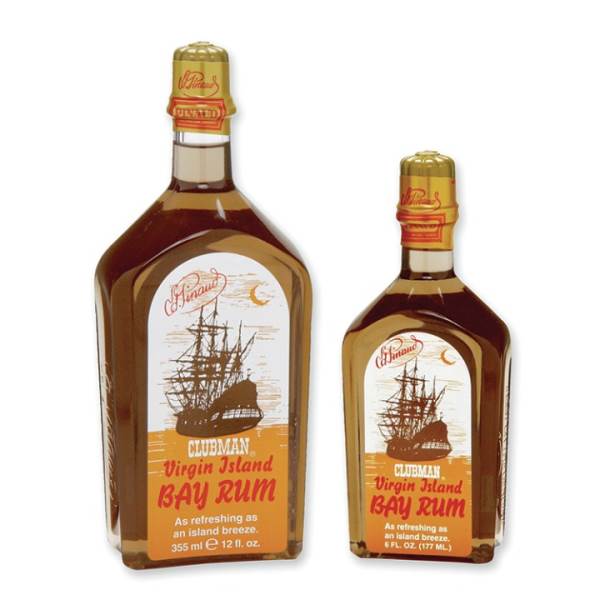 Clubman Virgin Island Bay Rum 12Oz Body Splash - Refreshing Caribbean Scent