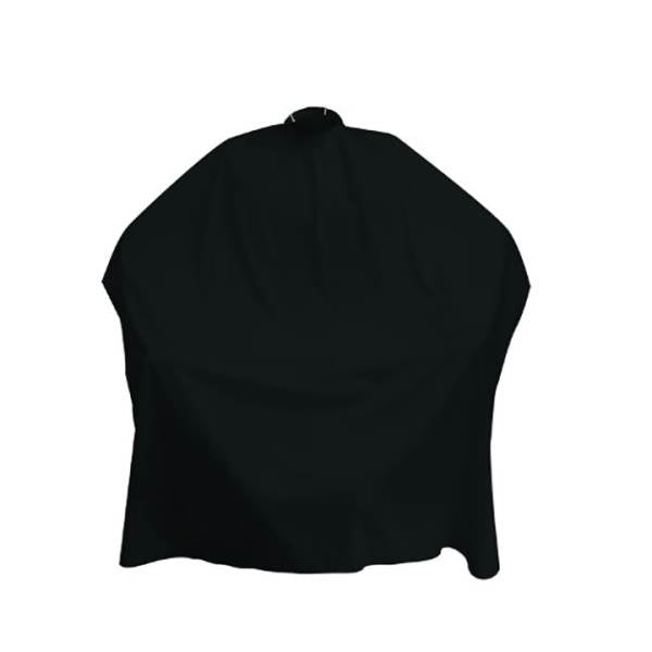 The Shave Factory Barber Cape With Snap Close - Black