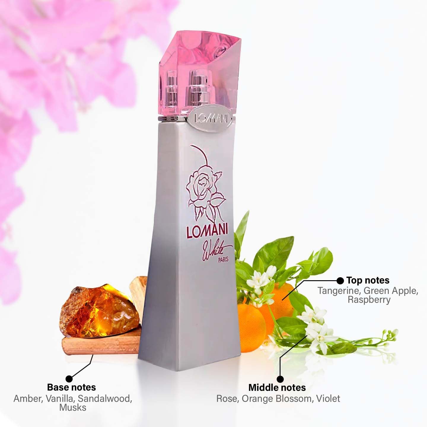 Lomani White W 100ml Boxed