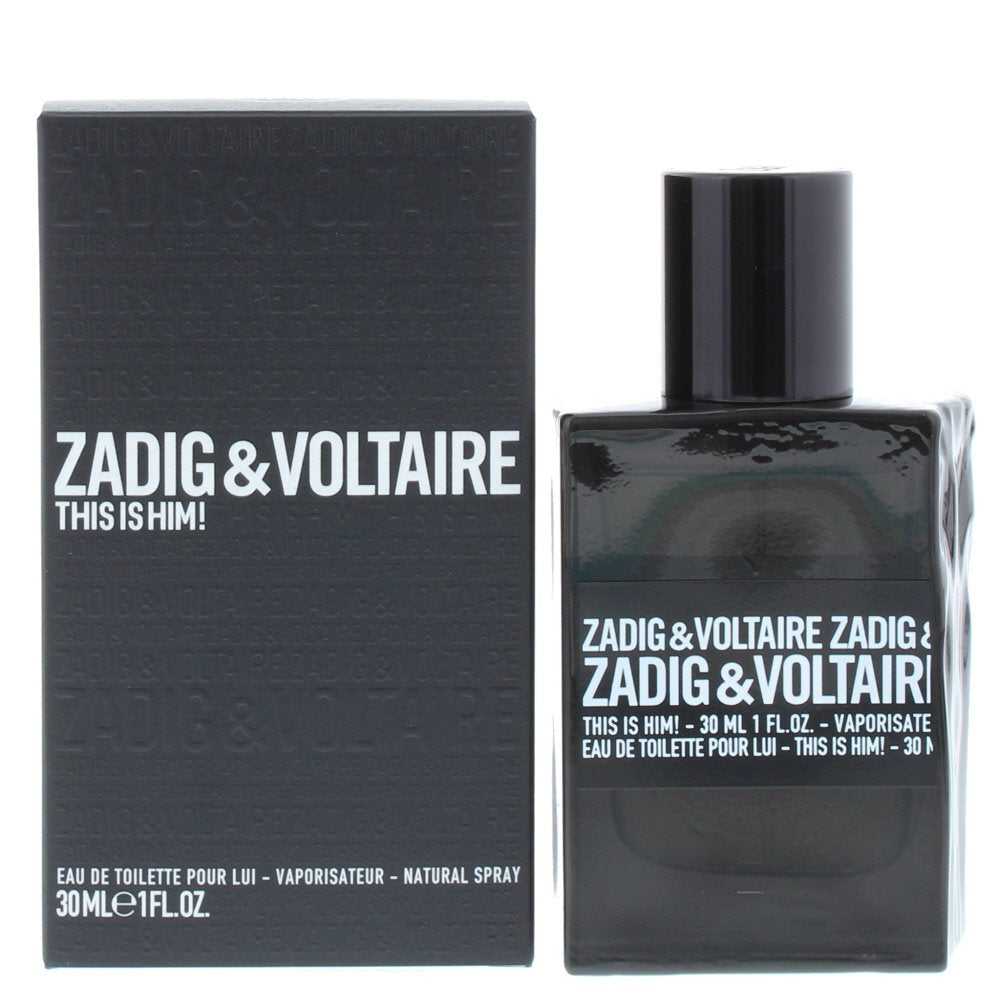 Zadig & Voltaire This Is Him M 30ml EDT Boxed (Rare Selection)