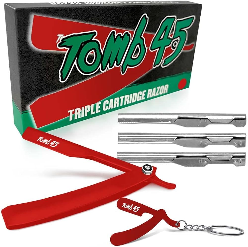 Tomb45 Triple Cartridge Razor (Red)