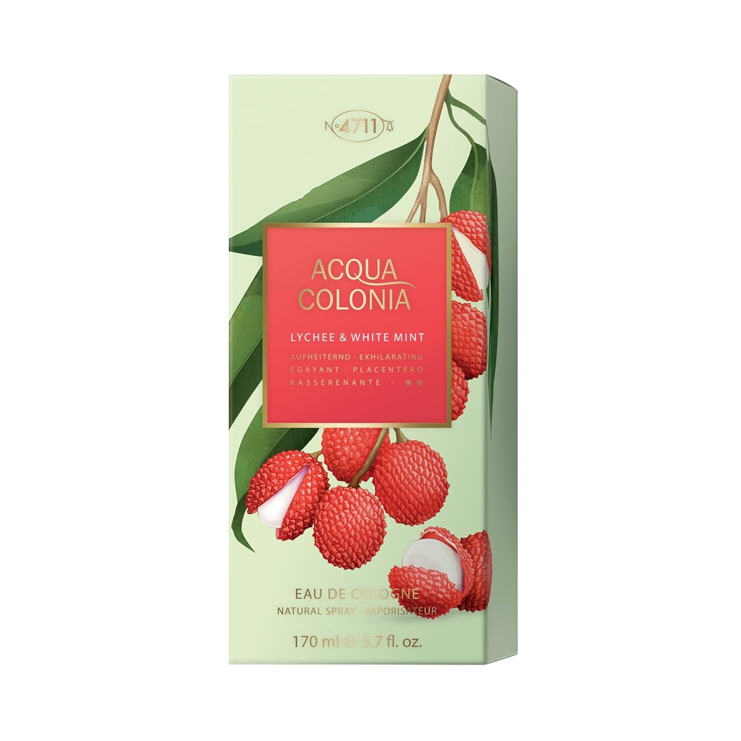 4711 Acqua Colonia Lychee and White Mint EDC M 170ml Boxed