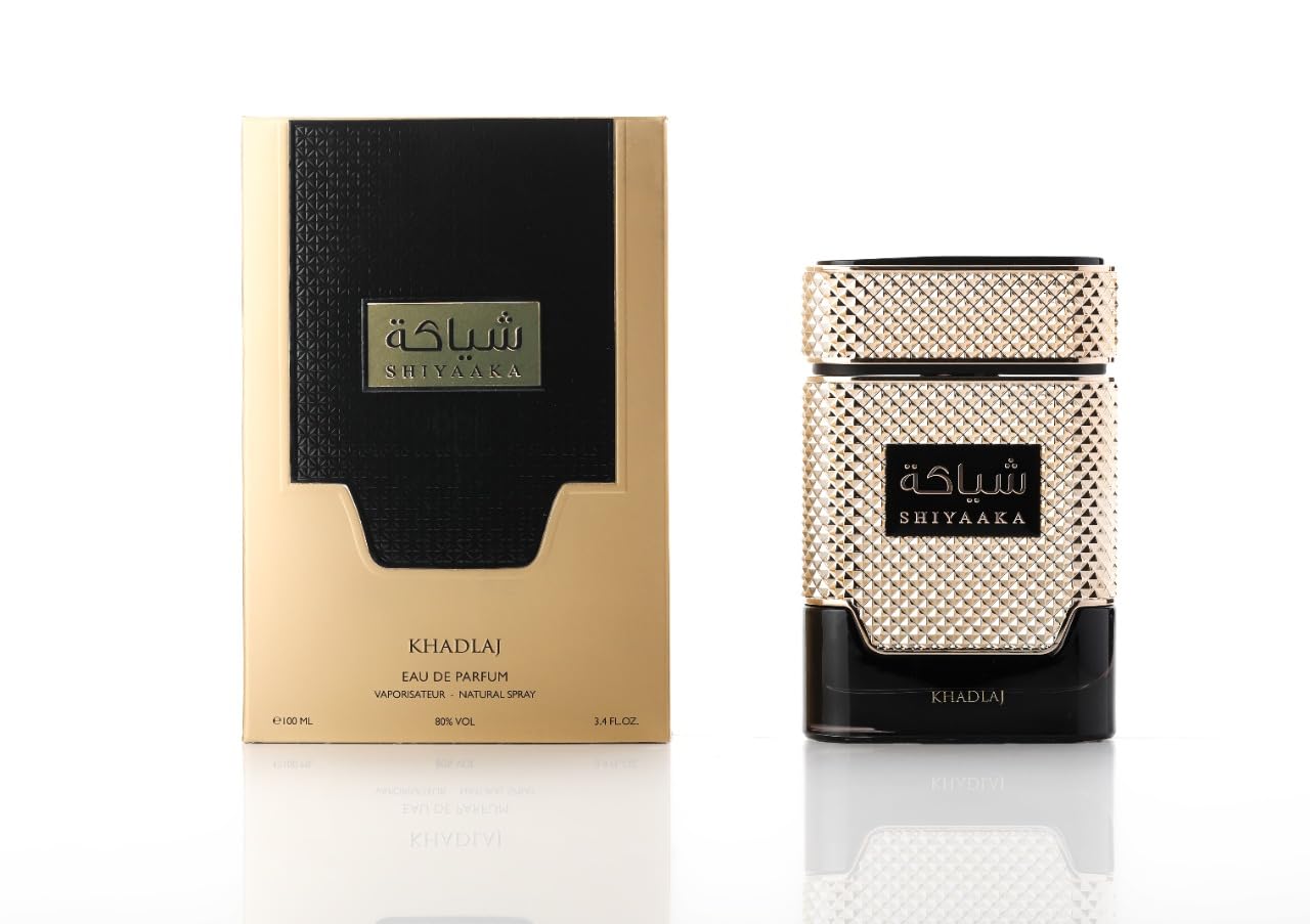 Khadlaj Shiyaaka Gold (Black With Gold) EDP W 100ml Boxed