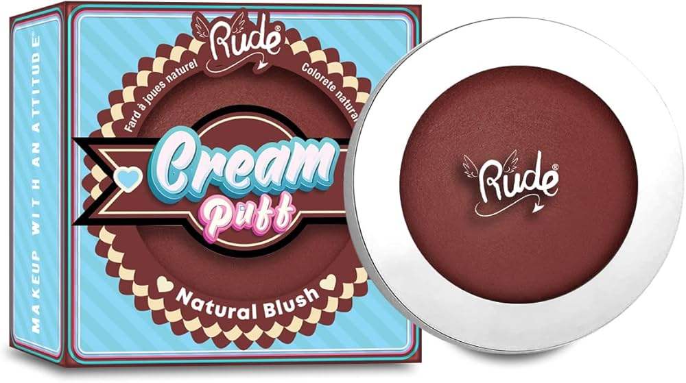 RUDE Cream Puff Natural Blush Display Set - 72 pcs