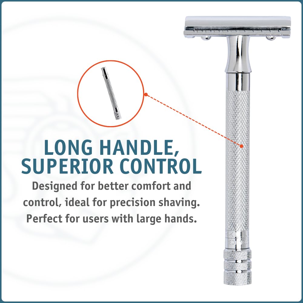 MERKUR 23C Double Edge Safety Razor - Polished Chrome