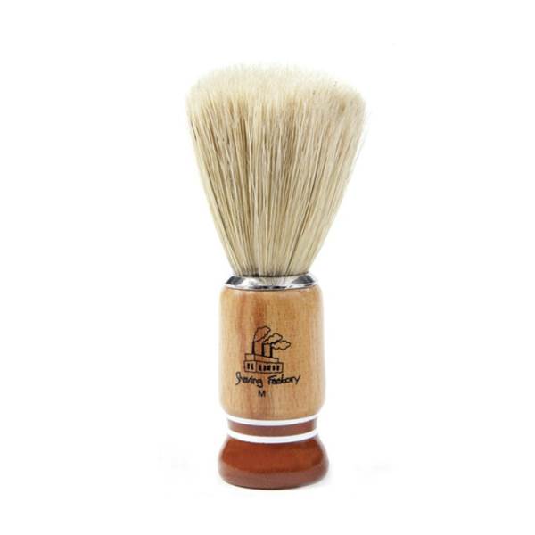 The Shave Factory Shaving Brush Medium - Men'S Premium Synthetic Bristle Beard Brush