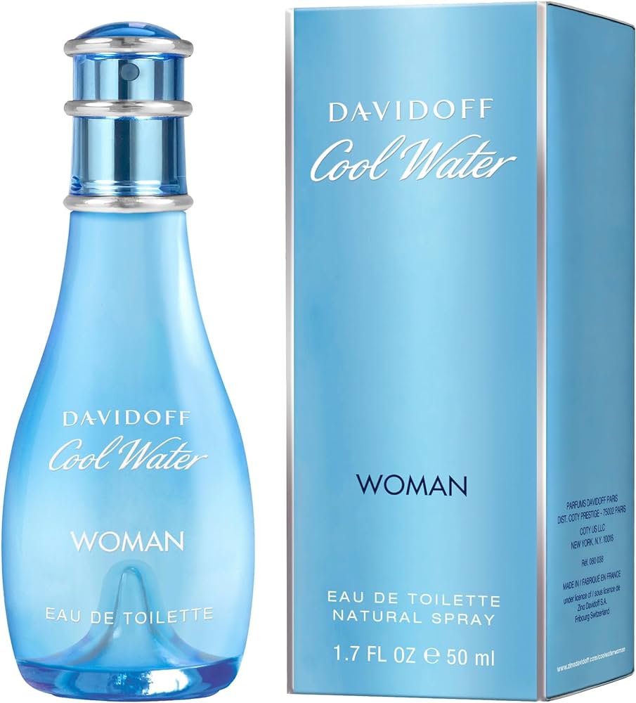 Davidoff Cool Water W 50ml Damaged Box (No Cello Wrap)