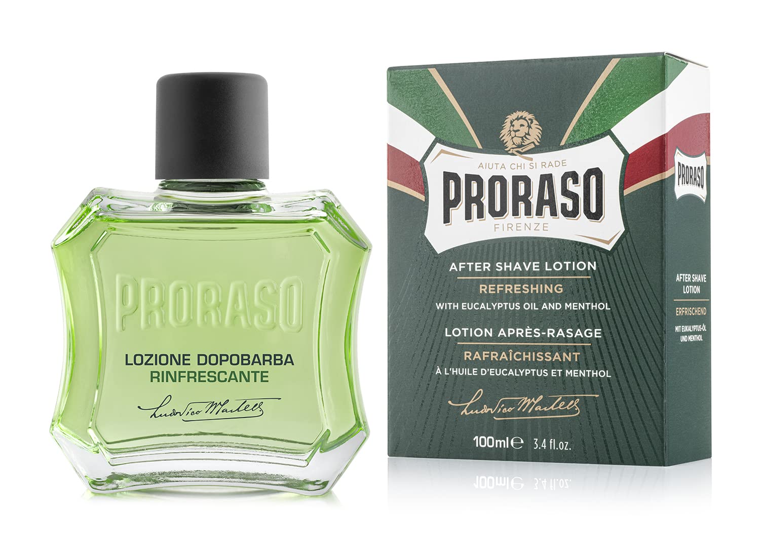 Proraso Lozione Dopobarba. Rinfrescante.