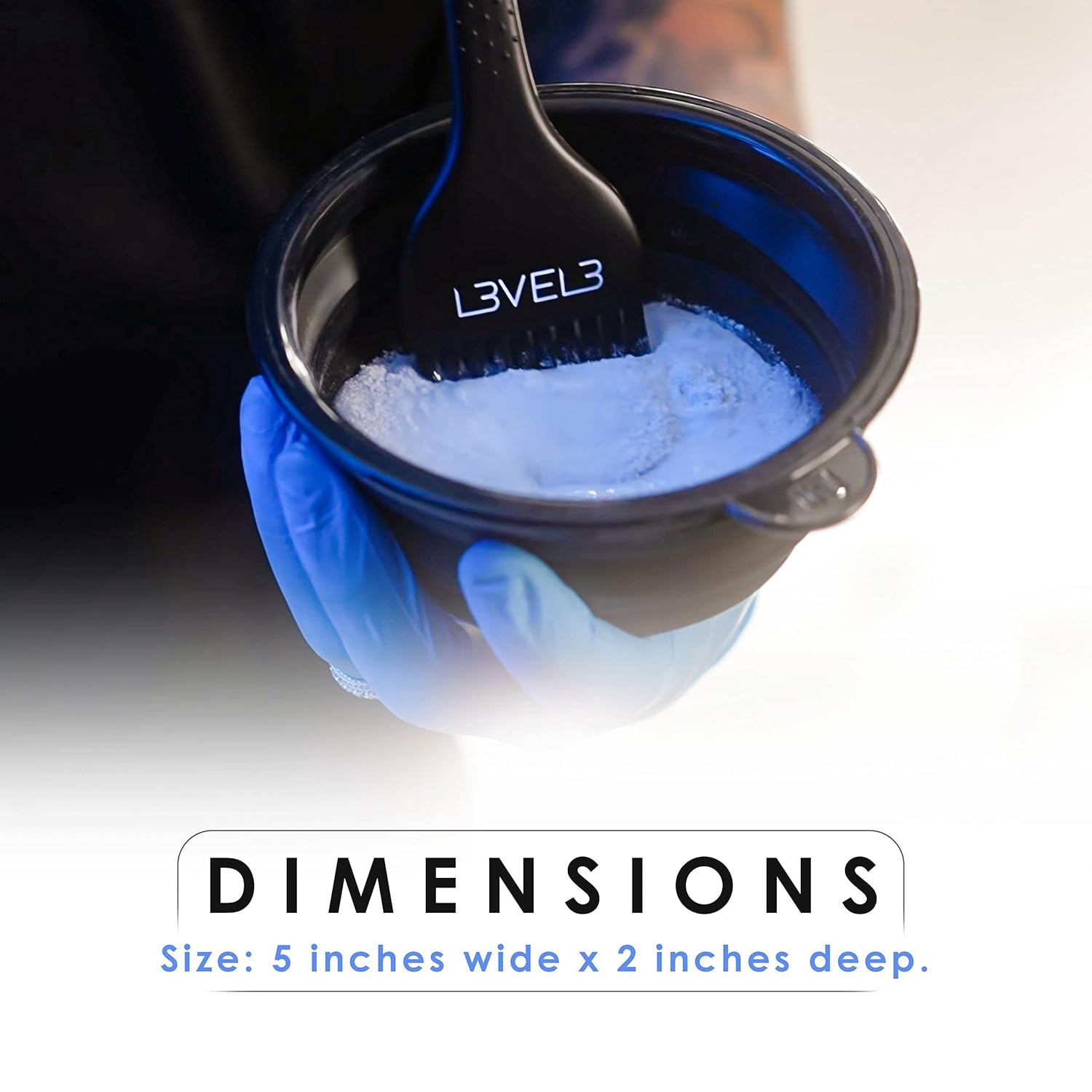 LV3 COLLAPSIBLE TINT BOWL BLACK