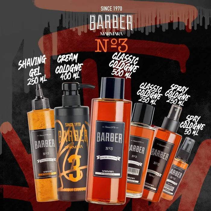Marmara Barber No 3 Eau de Cologne après-rasage - 250 ml
