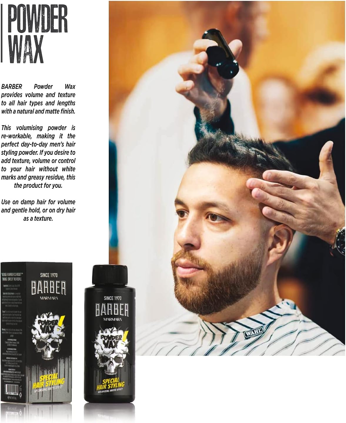 Marmara Barber Barber Spray colorant pour cheveux 150 ml Bleu cosmos