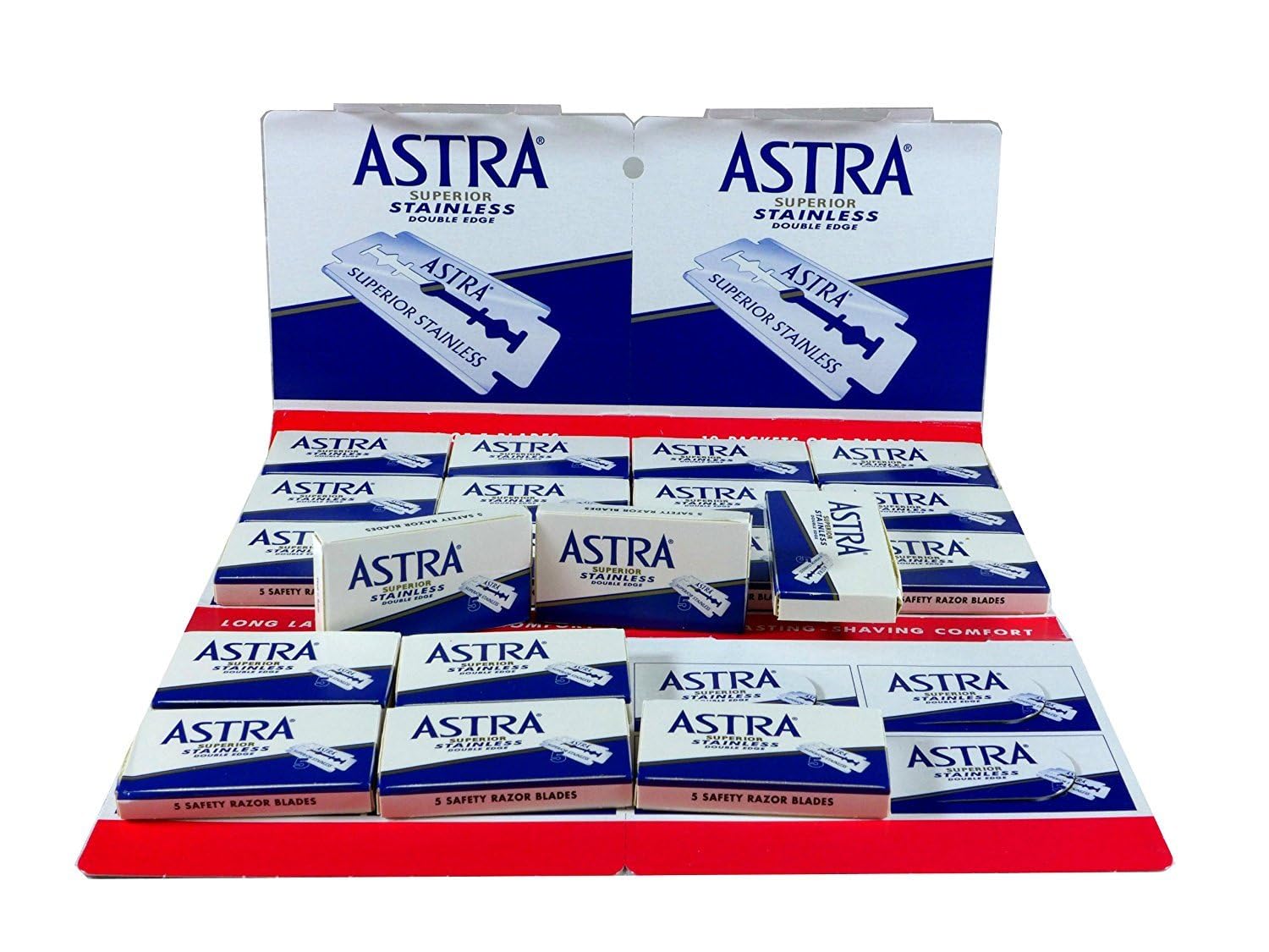 Hoja de doble filo Astra (azul)